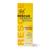 Bach Rescue Remedy 10ml dropper box, vegan flower essence formula.