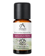 Absolute Aromas Relaxation blend of pure essential oils, a natural way to soothe and unwind, in an amber glass bottle with a black cap.