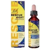 Bach Rescue Night 20ml dropper for a natural night's sleep.