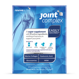 Revive Active Joint Complex marine collagen glucosamine and hyaluronic acid sachets for joint mobility 30 pack.