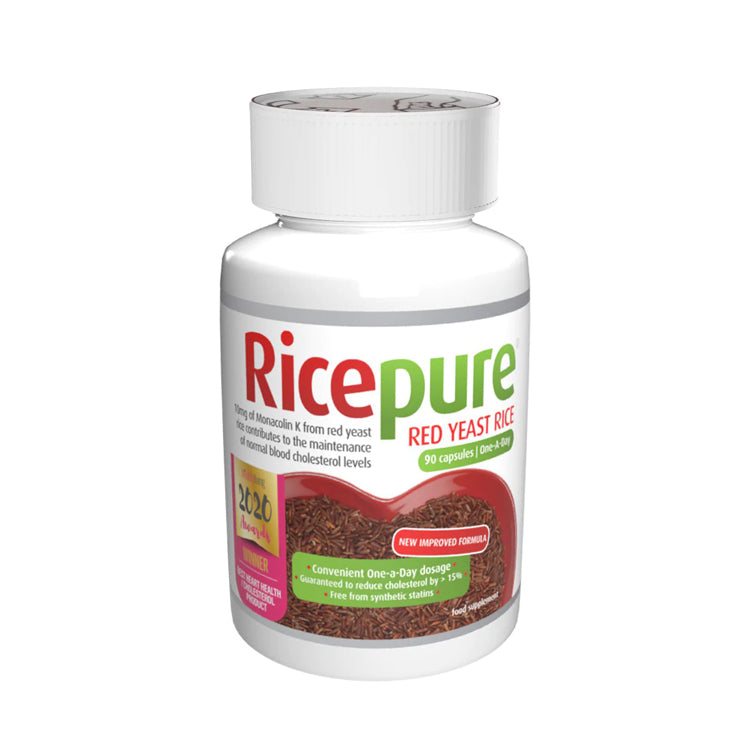 One Nutrition Rice Pure supplement capsules amber glass jar.