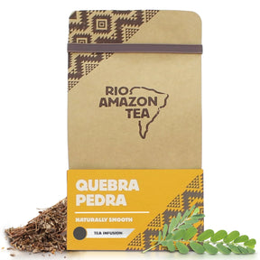 Quest Glucosamine and Chondroitin tablets alongside Rio Amazon Quebra Pedra tea.