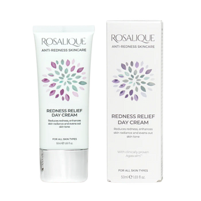 Rosalique Redness Relief Day Cream tube and box.