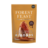 Forest Feast Salted Caramel Milk Chocolate Almonds 120g pouch.