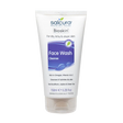 White tube of Salcura Bioskin Face Wash with purple label for dry and atopic skin.