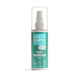 Salt of the Earth 100% Natural Origin Peppermint and Tea Tree Foot Deodorant Spray 100ml bottle.