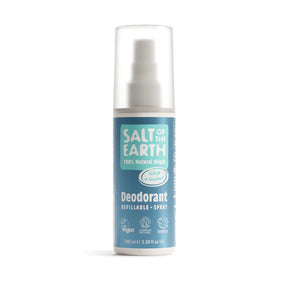 Salt of the Earth natural deodorant spray in Ocean & Coconut.