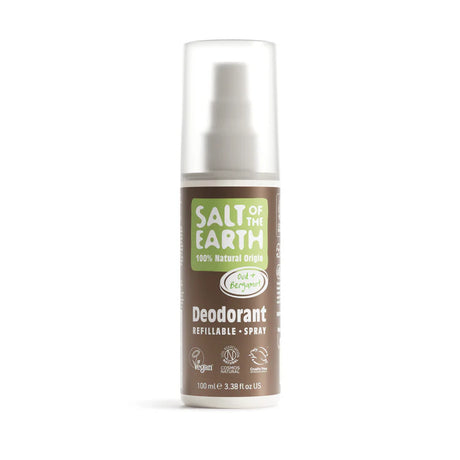 Salt of the Earth natural deodorant spray in Oud & Bergamot.