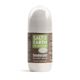 Salt of the Earth refillable roll-on deodorant in Oud & Bergamot.