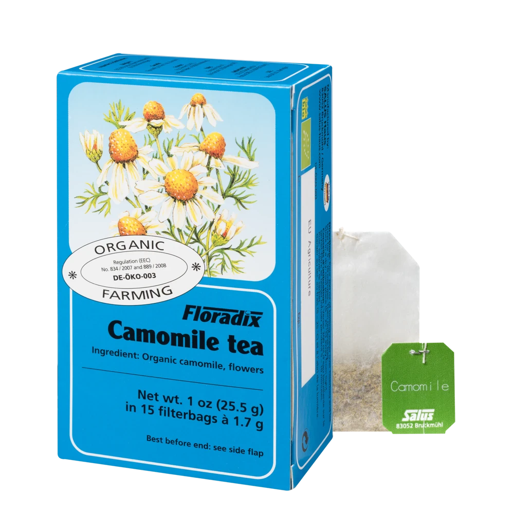 Salus Organic Camomile Herbal Tea Soothing Caffeine-Free Infusion – Tea Bags