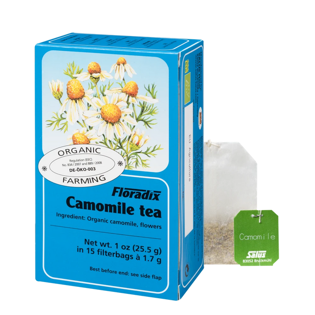 Salus Organic Camomile Herbal Tea Soothing Caffeine-Free Infusion – Tea Bags