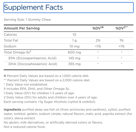 Nordic Naturals Children's DHA Gummies