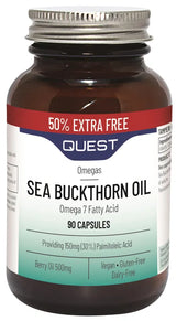Quest Sea Buckthorn Oil 500mg - EXTRA Fill (60+30)