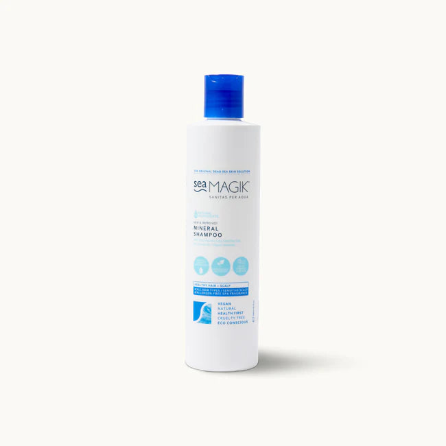 Sea Magik Mineral Shampoo for healthy hair and sensitive scalps.