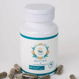 Sea Moss Sublime Irish Sea Moss & Bladderwrack capsules, a bottle containing 60 capsules that are high in iodine.