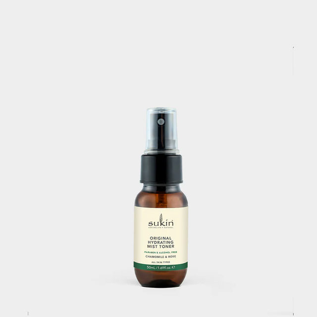 Sukin Original Hydrating Mist Toner (50ml) with chamomile and rose.