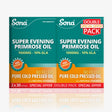Sona Super Evening Primrose Oil 1000mg Double Special Offer Pack with 2x30 capsules.