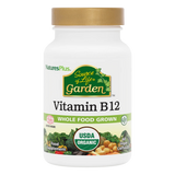 Front of NaturesPlus Source of Life Garden Vitamin K2 supplement bottle, USDA Organic and Whole Food Grown, providing 120 mcg of Vitamin K2 (m7).