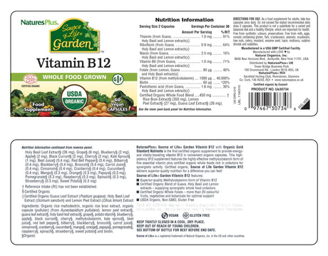 Source of Life® Garden Vitamin B12 Capsules