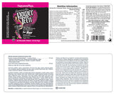NaturesPlus Source of Life Power Teen for Her 60 tablets full label with nutrition facts, ingredients, and directions.