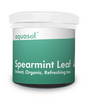 A jar of Aquasol Spearmint Leaf, described as an instant, organic, and refreshing tea.