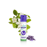 A 75ml (2.5 fl. oz.) bottle of Puressentiel "Sommeil" Rest & Relax Air Spray (Spray Aérien). The white bottle features a purple spray cap and a central illustration of a crescent moon and stars inside a purple circle.