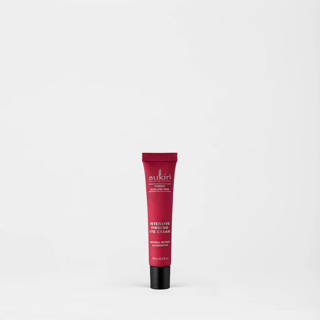 Sukin Purely Ageless Pro Intensive Firming Eye Cream with natural retinol alternative.