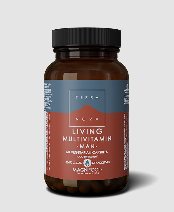Terranova men’s multivitamin capsules for energy and vitality