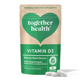 Together Health Vitamin D3 capsules, natural plant source, 30 count.