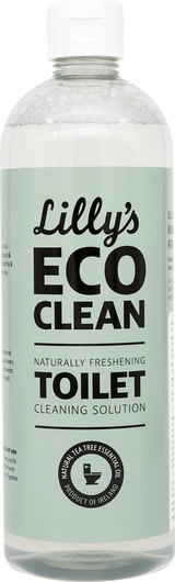 Lilly's Eco Clean naturally freshening toilet cleaning solution with tea tree.