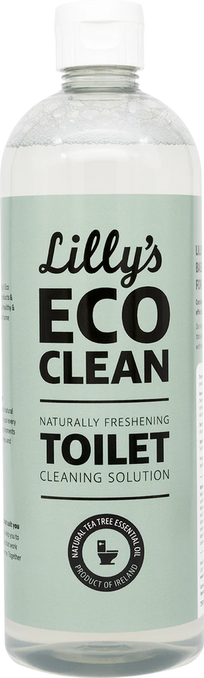 Lilly's Eco Clean naturally freshening toilet cleaning solution with tea tree.
