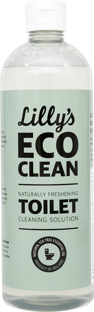 Lilly's Eco Clean naturally freshening toilet cleaning solution with tea tree.