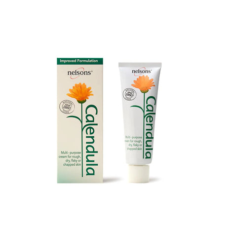 Nelsons multi-purpose calendula cream tube and its matching packaging.
