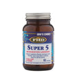 Udo’s Choice Super 5 Microbiotic Lozenges for oral health and immune support raspberry flavor 60 lozenges.