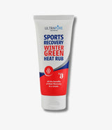 A tube of ULTRAPURE Laboratories Sports Recovery Winter Green Heat Rub cream.