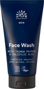 Urtekram Nordic Beauty Men Face Wash with Tazman Pepper & Salicylic Acid tube.