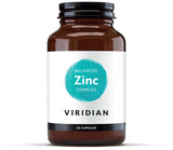 Viridian zinc complex supplement for immunity and overall wellness