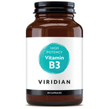 Viridian vitamin B3 capsules for energy metabolism and fatigue