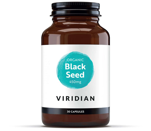 Viridian black seed capsules organic nigella sativa supplement