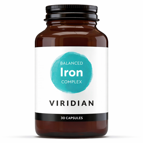 Viridian iron complex capsules for energy and blood health