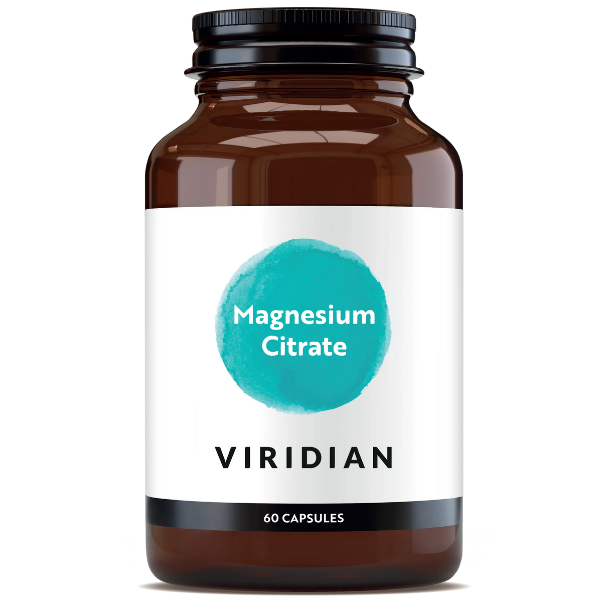 Viridian magnesium citrate capsules for muscle and nervous system support