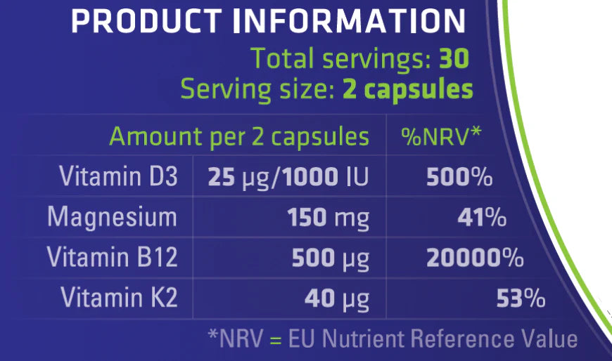 Vital Vitamin D Plus - 60 caps