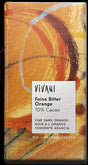Vivani Organic Chocolate 70% Cacao Bitter Orange Fine Dark Chocolate bar.