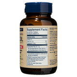 A side view of an amber glass bottle of Wiley's Finest Prenatal DHA, showing the "Supplement Facts" panel which lists 600mg of DHA and 300mg of EPA per serving of 2 softgels.