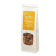 Tall white paper bag of Wild Irish Seaweed Carrageen featuring a gold label and transparent window.