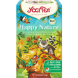 Yogi Tea Happy Nature organic herbal tea bags with Vanilla and Lemon Grass for mood support 17 bags pack.