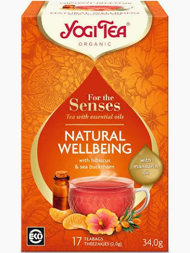 Yogi For the Senses Natural Wellbeing - 17 teabags
