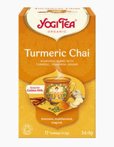 yogi turmeric chai tea box