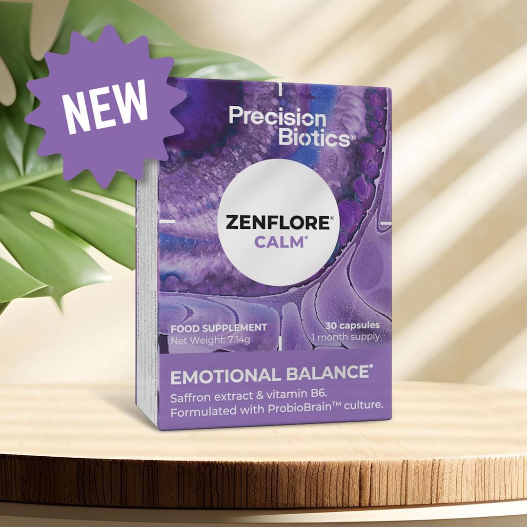 Zenflore Calm Emotional Balance capsules, saffron and vitamin B6, 30 count.