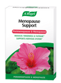 A.Vogel Menopause Support perimenopause and menopause 30 tablets retail carton with a pink hibiscus flower.